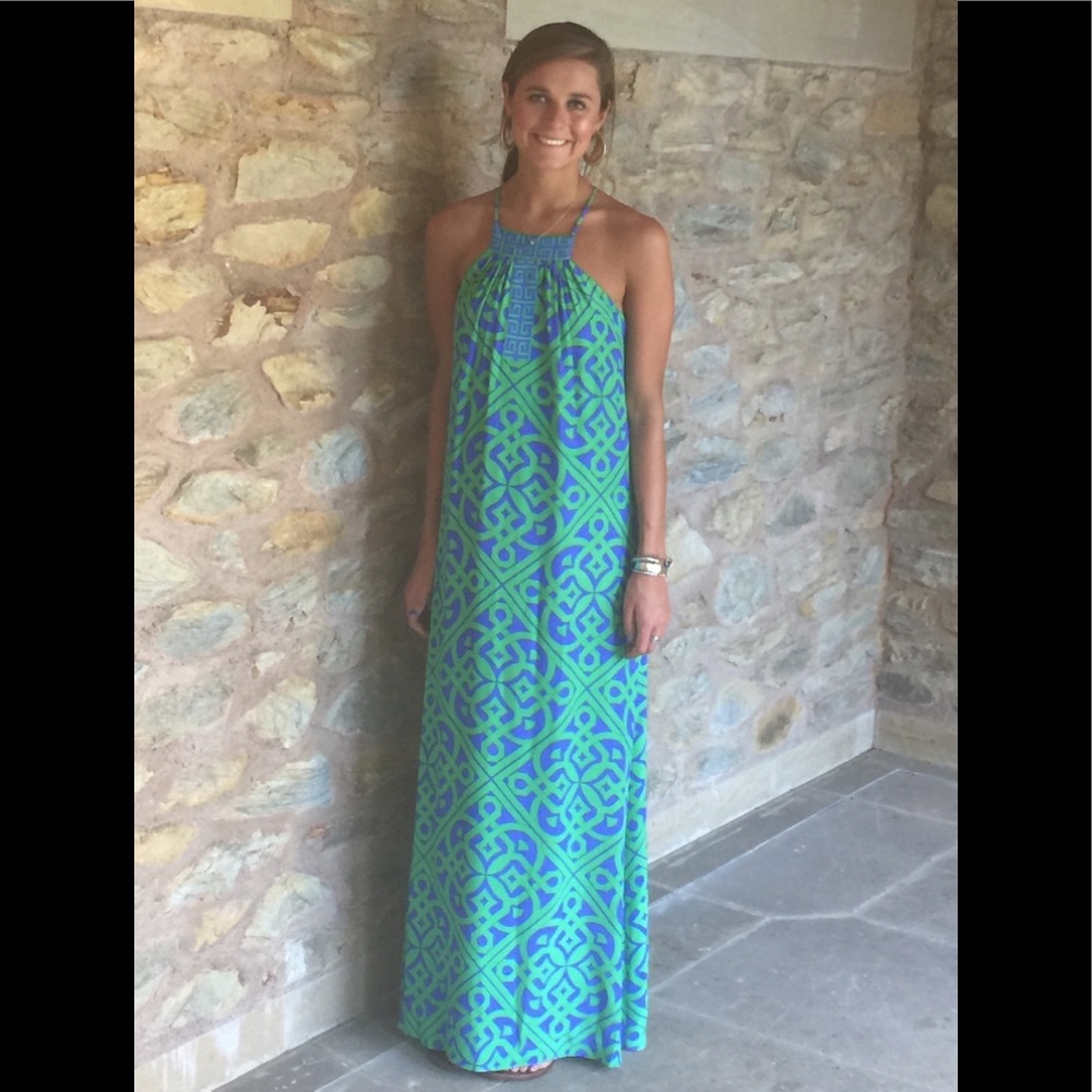 Alice & Trixie 100% Silk Maxi Dress